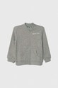 Dětská bavlněná mikina United Colors of Benetton bez kapuce šedá 3J70G5020.P.SEASONAL