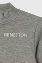 CHLAPEC Dětská bavlněná mikina United Colors of Benetton 3J70G5020.P.SEASONAL šedá