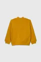 Otroški bombažen pulover United Colors of Benetton rumena