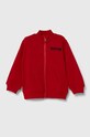 United Colors of Benetton bluza bawełniana dziecięca nadruk czerwony 3J70G5022.P.SEASONAL