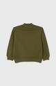 Παιδική βαμβακερή μπλούζα United Colors of Benetton 3J70G5022.P.SEASONAL πράσινο AW23