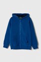 United Colors of Benetton bluza dziecięca z kapturem niebieski 3H6RC502L.G.SEASONAL