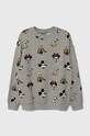 Βαμβακερή μπλούζα United Colors of Benetton x Disney βαμβάκι γκρί 3E4ZC10G1.G.SEASONAL
