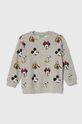 United Colors of Benetton bluza bawełniana dziecięca x Disney wzorzyste szary 3E4ZG10C8.P.SEASONAL
