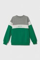 United Colors of Benetton bluza dziecięca aplikacja zielony 3FPPC10DZ.G.SEASONAL
