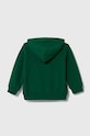 Детски памучен суичър United Colors of Benetton 3J68G502B.P.SEASONAL зелен AW23