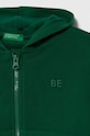 Момче Детски памучен суичър United Colors of Benetton 3J68G502B.P.SEASONAL зелен