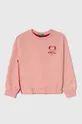ροζ Παιδική μπλούζα United Colors of Benetton Παιδικά