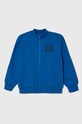 Детски суичър United Colors of Benetton надпис син 3PANG5029.P.SEASONAL