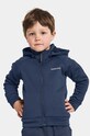 Dječja dukserica Didriksons CORIN KIDS FULLZIP s kapuljačom mornarsko plava 505003