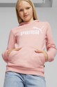 Puma bluza copii ESS Logo Hoodie FL G print roz 587031.G