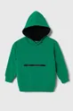 zelena Otroški bombažen pulover United Colors of Benetton Otroški