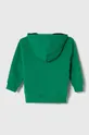 Παιδική βαμβακερή μπλούζα United Colors of Benetton πράσινο