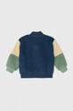 Дитяча флісова кофта United Colors of Benetton 35DSG502O.P.SEASONAL блакитний AW23