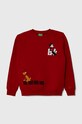 Παιδική μπλούζα United Colors of Benetton x Disney στάμπα κόκκινο 3J73C10GZ.G.SEASONAL