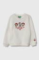 bianco United Colors of Benetton felpa per bambini x Disney Bambini