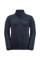 Detská mikina Jack Wolfskin TAUNUS JACKET bez kapucne čierna 1609481.92.152
