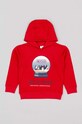 zippy bluza bawełniana dziecięca nadruk czerwony 3105623101