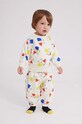 Bobo Choses hanorac de bumbac pentru bebelusi cu modele alb 223AB029