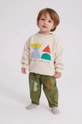 beige Bobo Choses felpa in cotone neonato/a Bambini