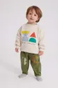 bež Bombažen pulover za dojenčka Bobo Choses Otroški