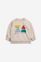 Bobo Choses bluza bawełniana niemowlęca 223AB031 beżowy AW23