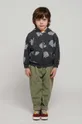 siva Otroški bombažen pulover Bobo Choses