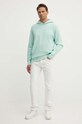 Mikina Calvin Klein K10K109927 tyrkysová AW24