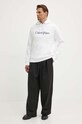Calvin Klein hanorac de bumbac K10K111345 alb AA00