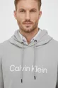 sivá Bavlnená mikina Calvin Klein