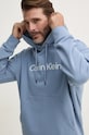 Calvin Klein bluza bawełniana K10K111345 niebieski