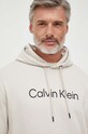 Bavlněná mikina Calvin Klein béžová K10K111345