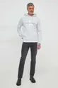 Βαμβακερή μπλούζα Calvin Klein Jeans γκρί