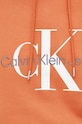 Памучен суичър Calvin Klein Jeans J30J320805 оранжев