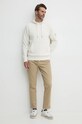 Bavlnená mikina Calvin Klein Jeans J30J323430 béžová AA00