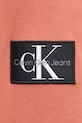 Бавовняна кофта Calvin Klein Jeans J30J323430 помаранчевий