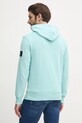 Îmbrăcăminte Calvin Klein Jeans hanorac de bumbac J30J323430 turcoaz