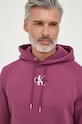 Calvin Klein Jeans bluza fioletowy J30J323749