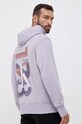 Bavlnená mikina Calvin Klein Jeans bavlna fialová J30J324209