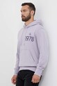 Oblečenie Bavlnená mikina Calvin Klein Jeans J30J324209 fialová
