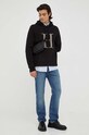 Les Deux bluza bawełniana LDM201084 czarny AW23