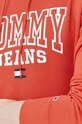 Tommy Jeans bluza bawełniana DM0DM16792 pomarańczowy