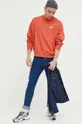Μπλούζα Tommy Jeans πορτοκαλί