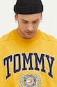 Tommy Jeans bluza bawełniana żółty DM0DM16804