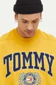 rumena Bombažen pulover Tommy Jeans