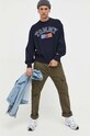Tommy Jeans bluza bawełniana DM0DM16816 granatowy AW23