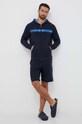 BOSS bluza bawełniana 50496744 granatowy AW23