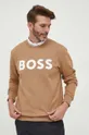 bež Bombažen pulover BOSS