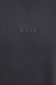 Βαμβακερό φούτερ BOSS 50496802 μαύρο