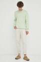 Samsoe Samsoe sweter bawełniany M23200007 zielony AW23